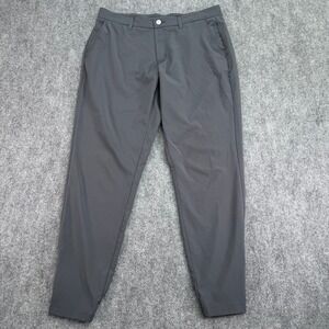 PRIMO Pants Mens 34x29 Regular Gray Tech Zipper Ankle Pockets Golf Jogger